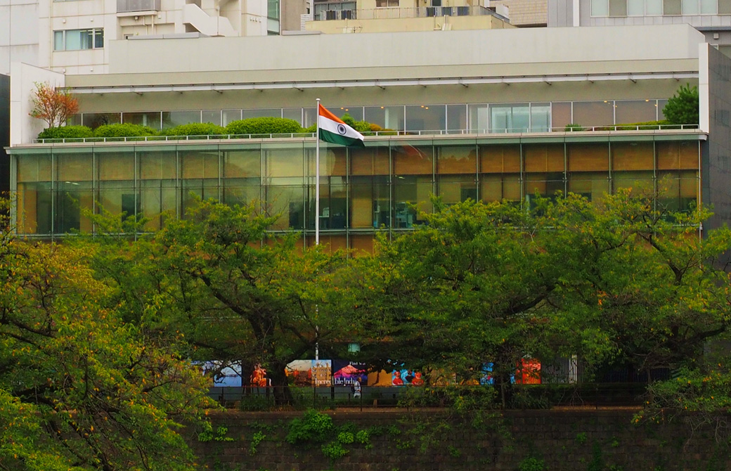 東京のインド大使館外観