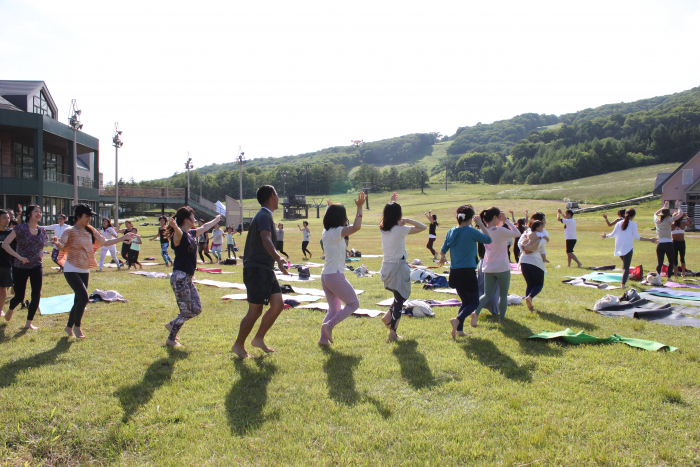 Maiko先生×DJ Miyaさんによる「Yoga Party」