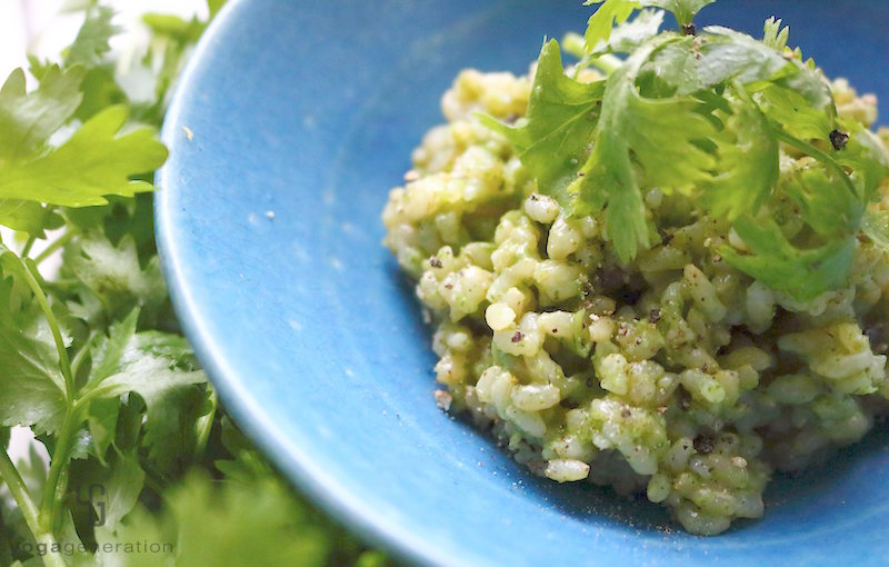 グリーン・アボカド・クリーム・ライス