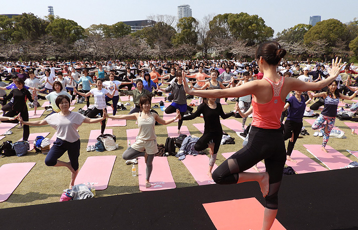 SAKURA YOGAこれまでのイベントの様子