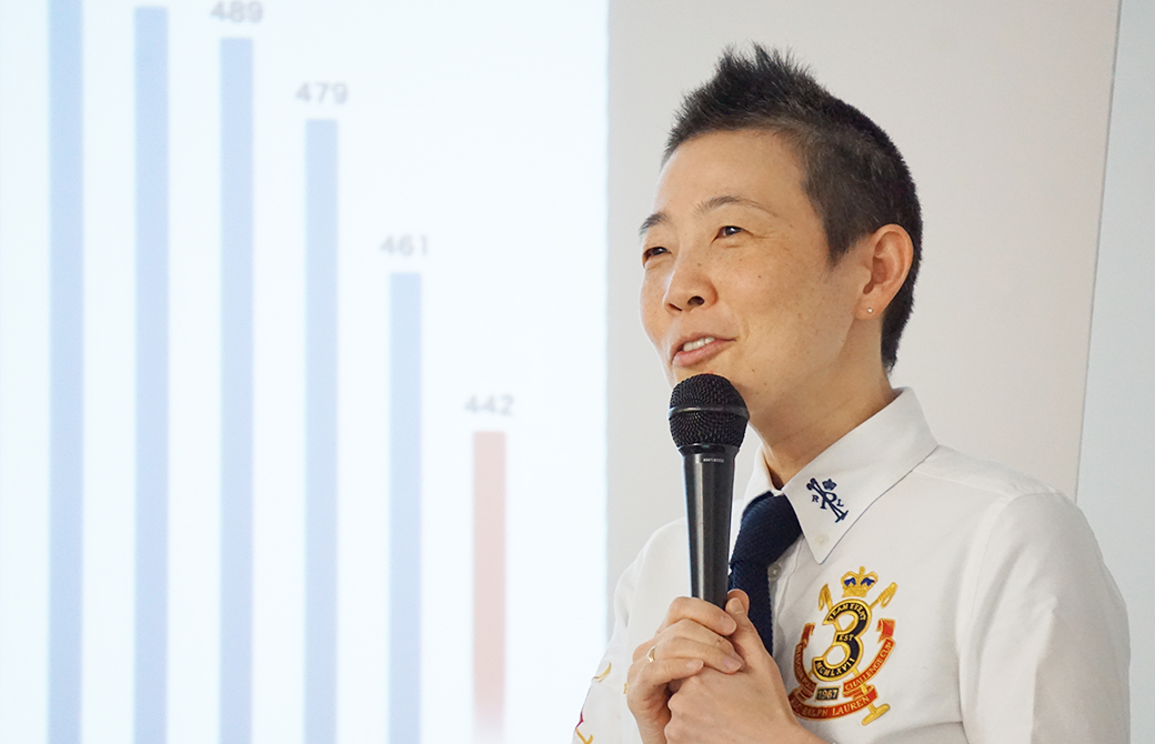 リカバリーの重要性を伝える産婦人科医 高尾美穂先生。