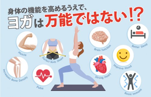 身体の機能を高めるうえで、ヨガは万能ではない！？