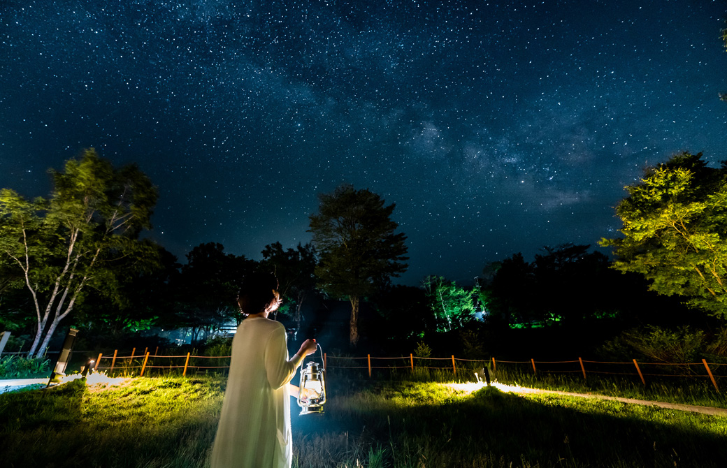 浪合パーク 星空鑑賞エリアのイメージ写真