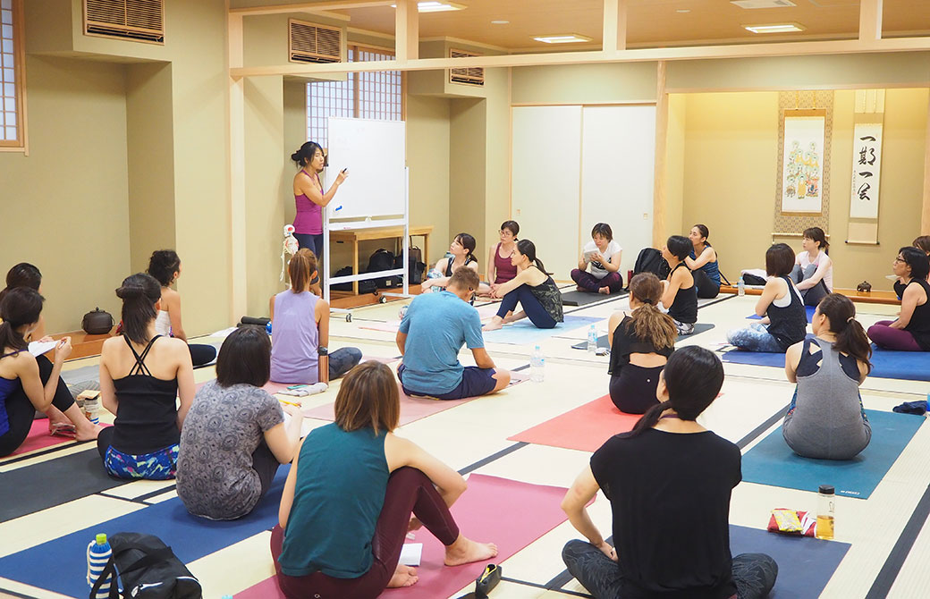 ヨーコ・フジワラ先生のワークショップの様子