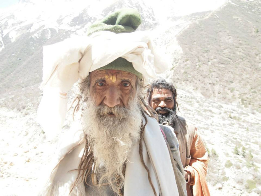 沈黙の行を行っていた「サイレント・サドゥ」と呼ばれる修行者