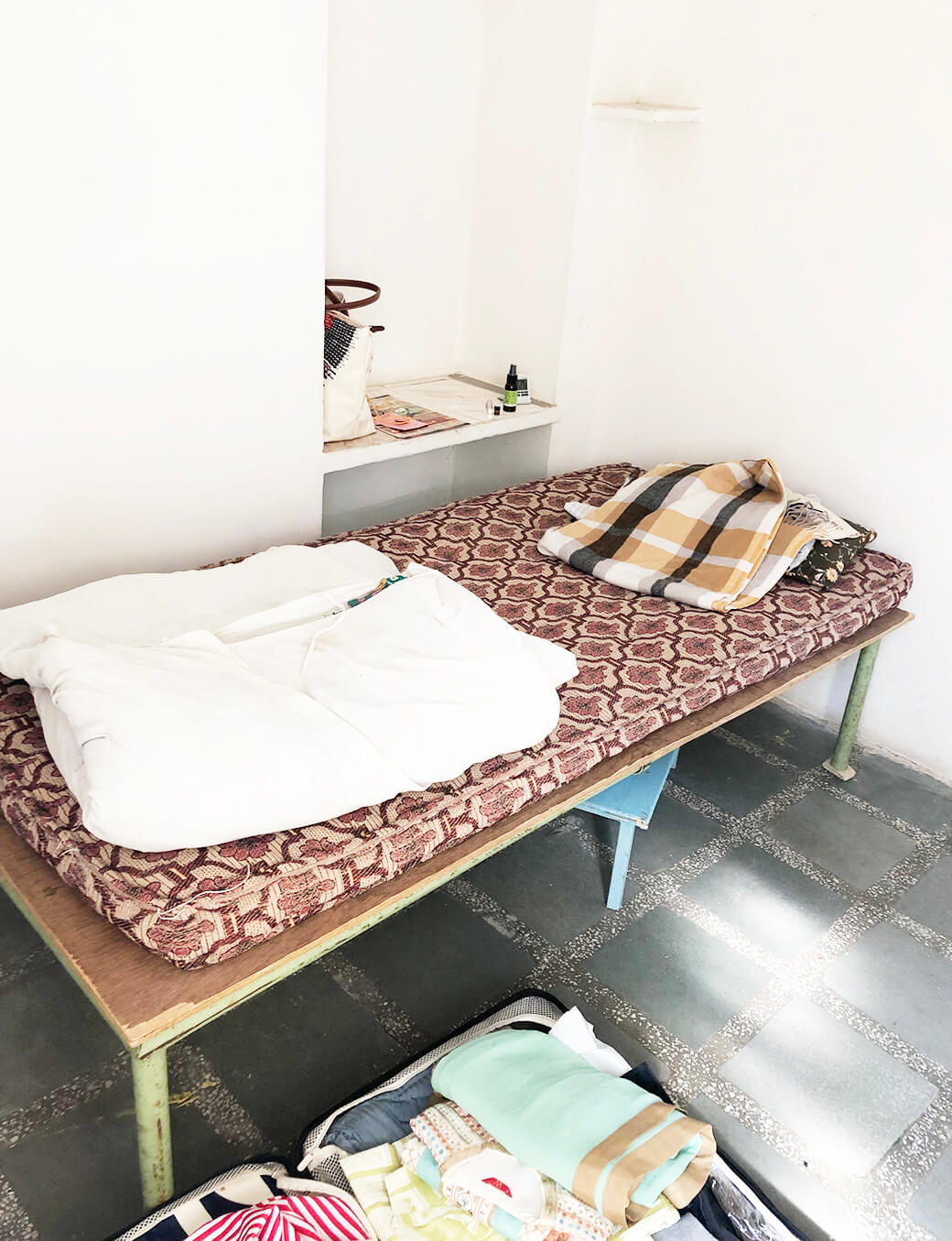 ヴィパッサナーセンターで真理先生が過ごしたお部屋