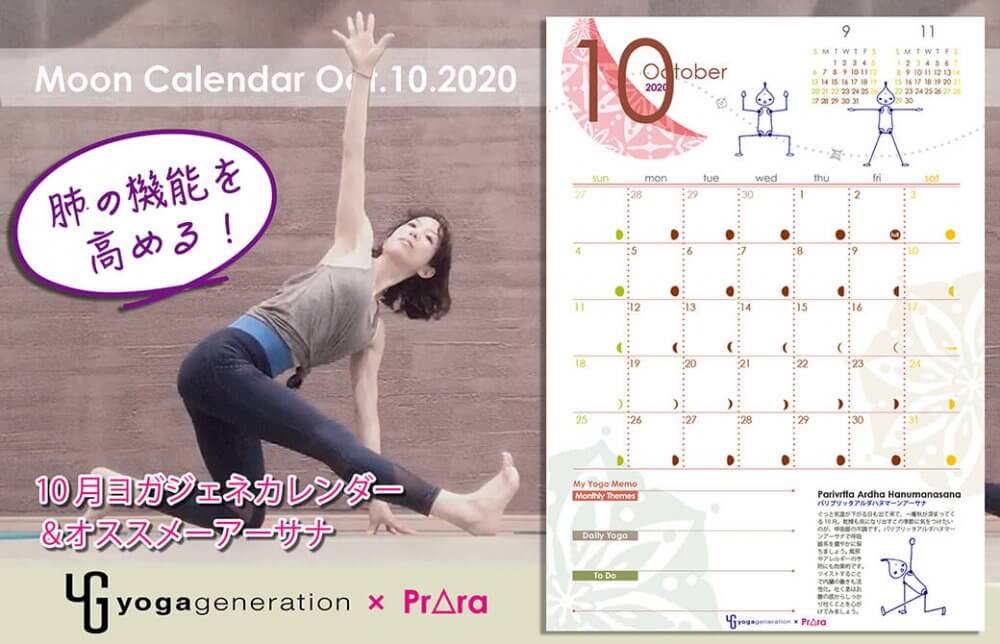 秋深まる10月カレンダー配信開始！季節の変わり目にオススメのアーサナをご紹介