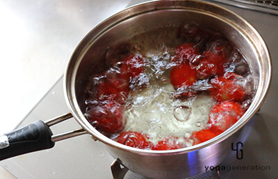 トマト沸騰