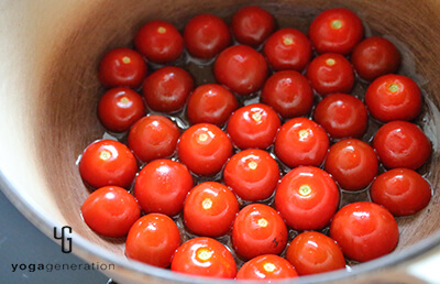 トマト並べ