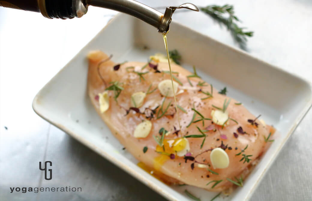 ハーブチキン仕込み