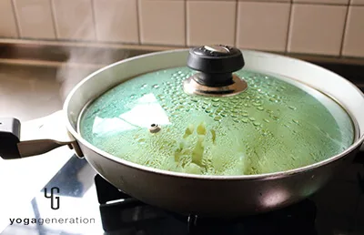 カリフラワー蒸し