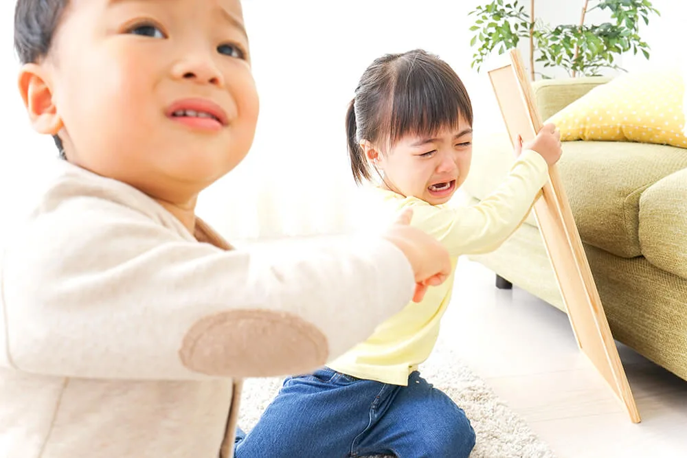 ストレスを感じている子供