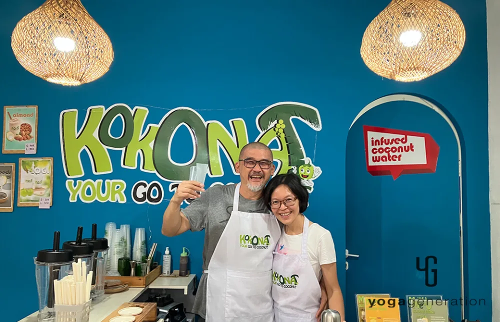 ココナッツ専門店のご夫婦