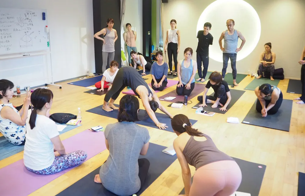 ヨーコ・フジワラ来日2024年ワークショップの様子