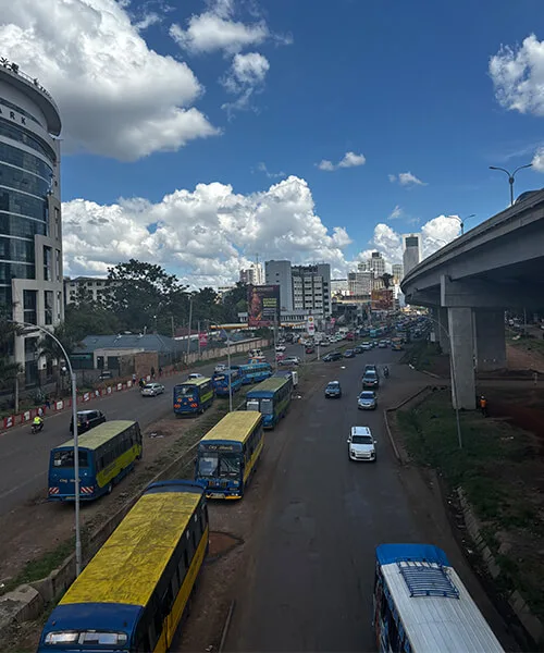 首都ナイロビの風景