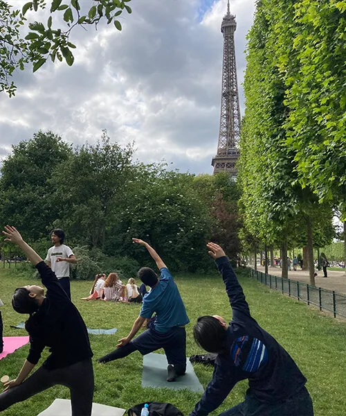 エッフェル塔が見える場所