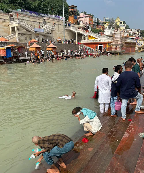ハリドワールの沐浴場